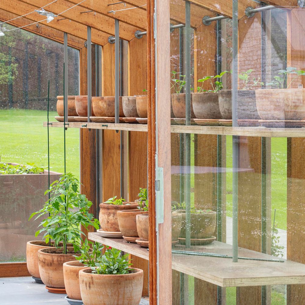 Réalisation d'une serre extérieure - Alain Rosen