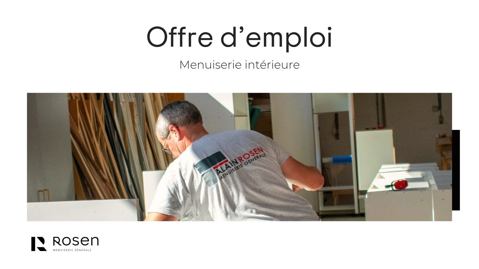 Menuiserie intérieure - Offre d'emploi