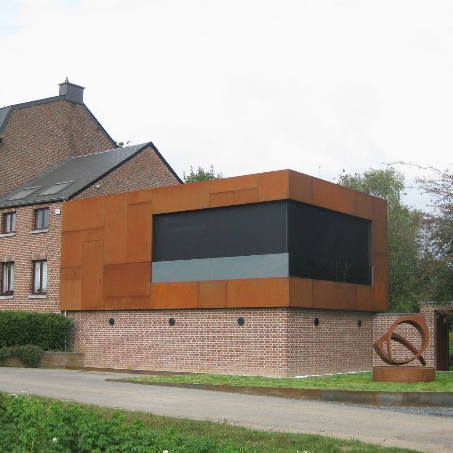 Bardage acier Corten - Menuiserie Corten